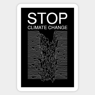 Stop Climate Change by Tobe Fonseca Sticker